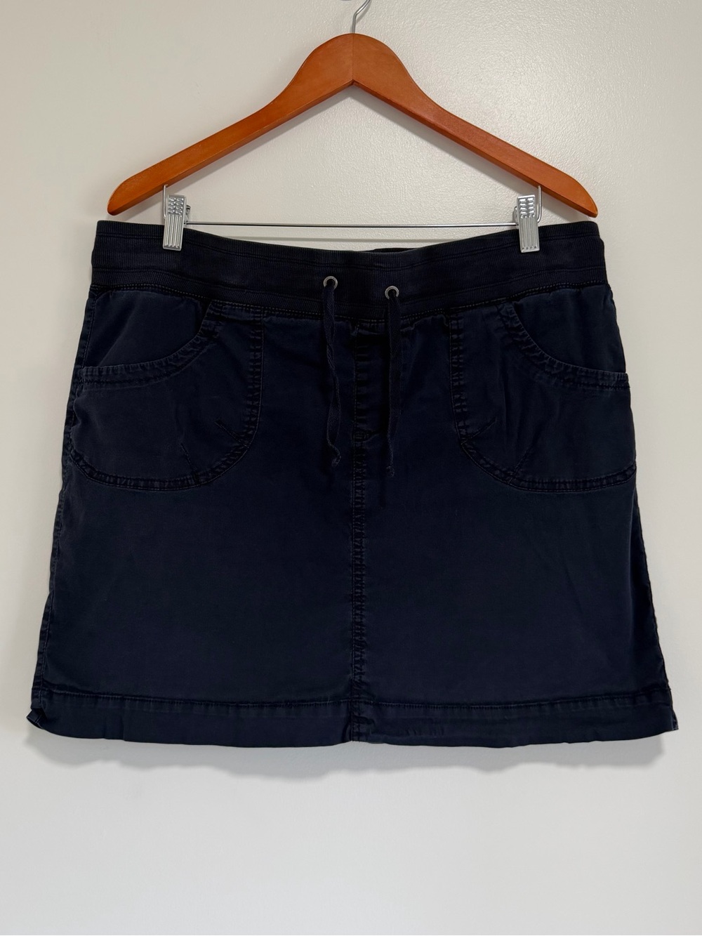 WindRiver Skort Womens XL Navy Blue Cotton Blend Hiking Athletic Casual Skort